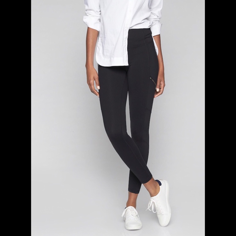 Athleta High Rise Metro Drifter Tight w pockets